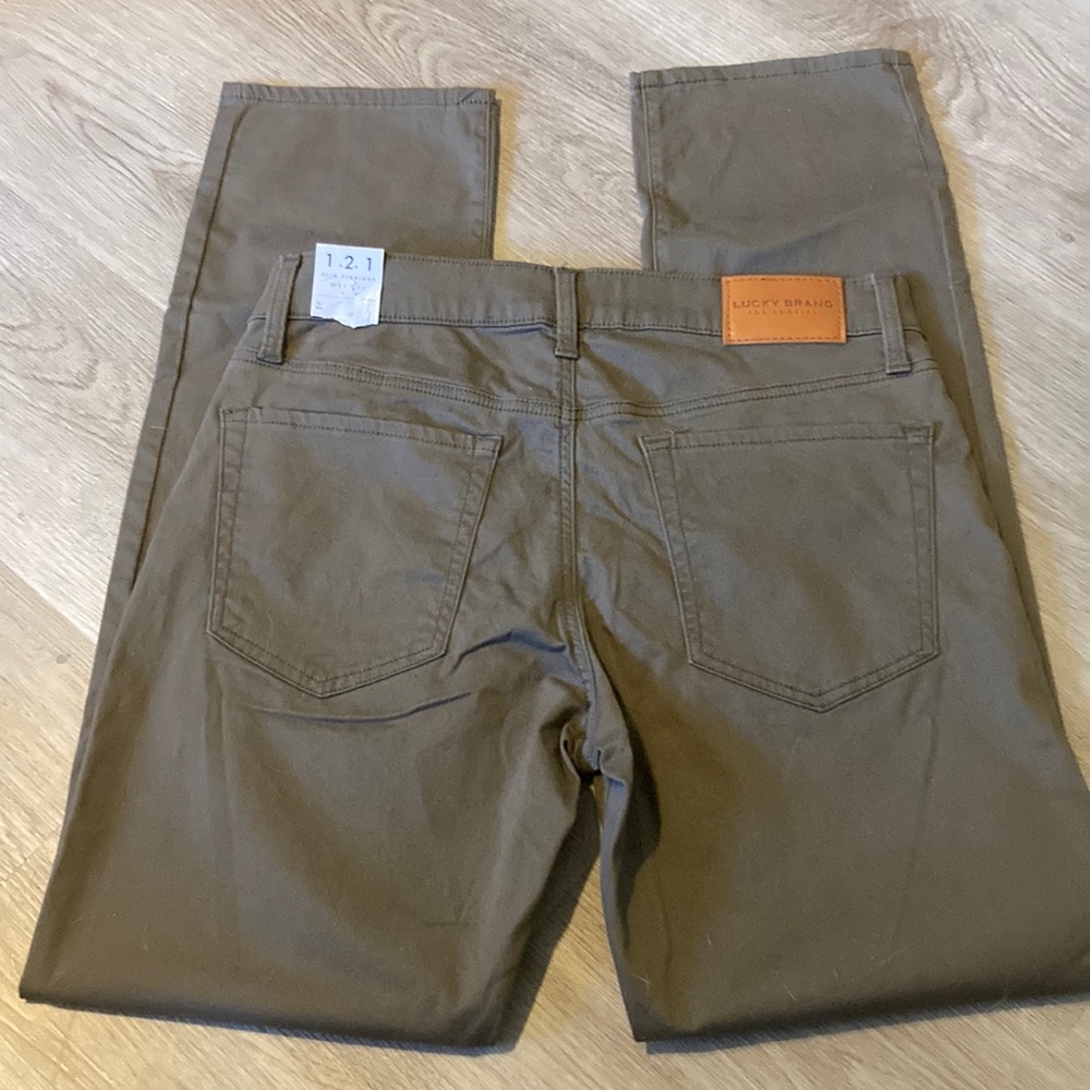 Lucky Brand Slim Straight Pants Size 31/32 - Picture 5 of 5